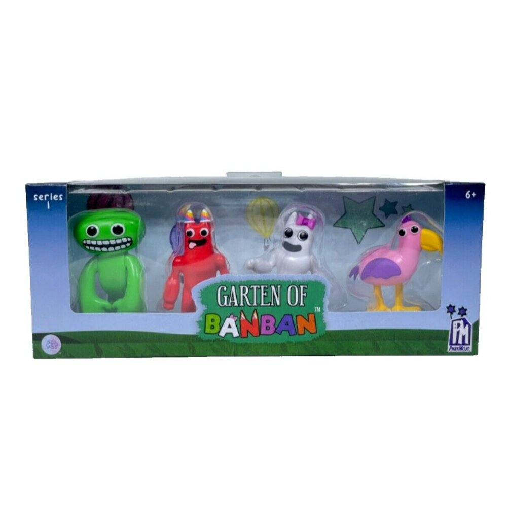 Garten Of BanBan MIni Collectible 4 Figure Set Josh Oplia BanBan Banbaleena